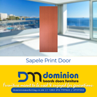 Sapele Print Door