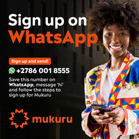 Sign-up via WhatsApp and start sending up to R2000 TODAY!!!