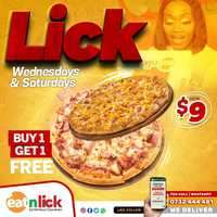 Lick Wednesdays & Saturdays
