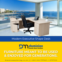Modern Executive Shape Desk