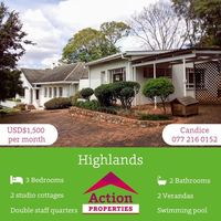 Beautiful house for rent in Highlands