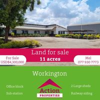 Enormous piece of industrial land for sale in Workington