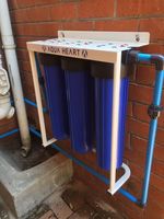 3 Stage Big Blue Wholehouse Filter System