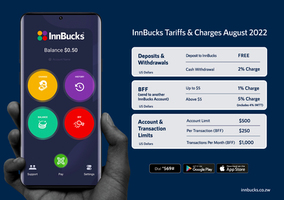 InnBucks Tariffs & Charges September 2022