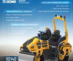 XCMG Road XD140 vibratory roller