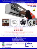 Air Conditioning & Refrigeration Services