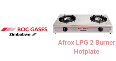 Afrox LPG 2 Burner Hotplate
